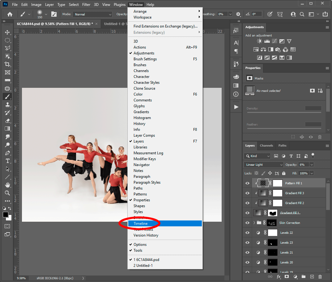 Creating an animated GIF in Photoshop